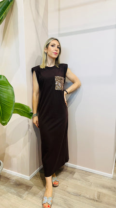 ABITO T-SHIRT DRESS GLAM