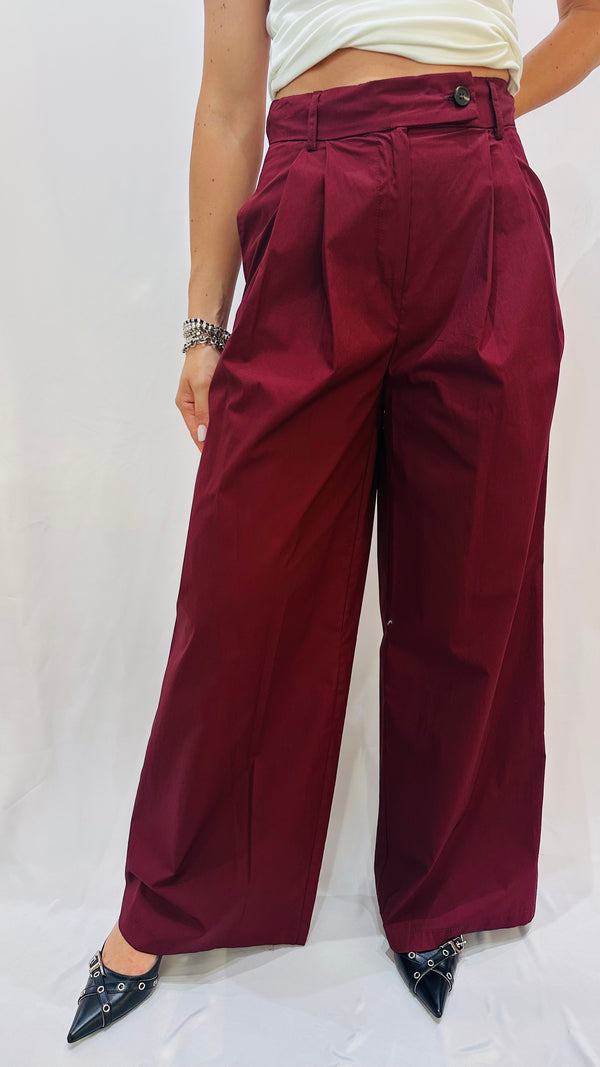 PANTALONE PALAZZO RUBINO