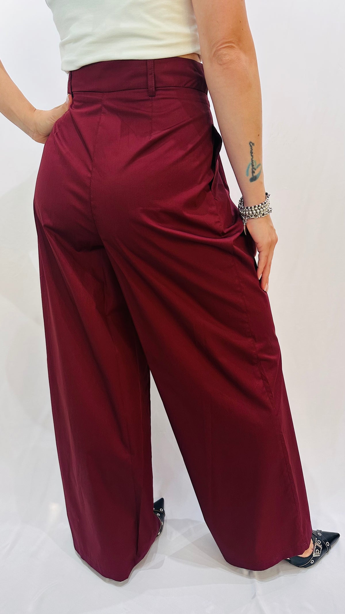 PANTALONE PALAZZO RUBINO