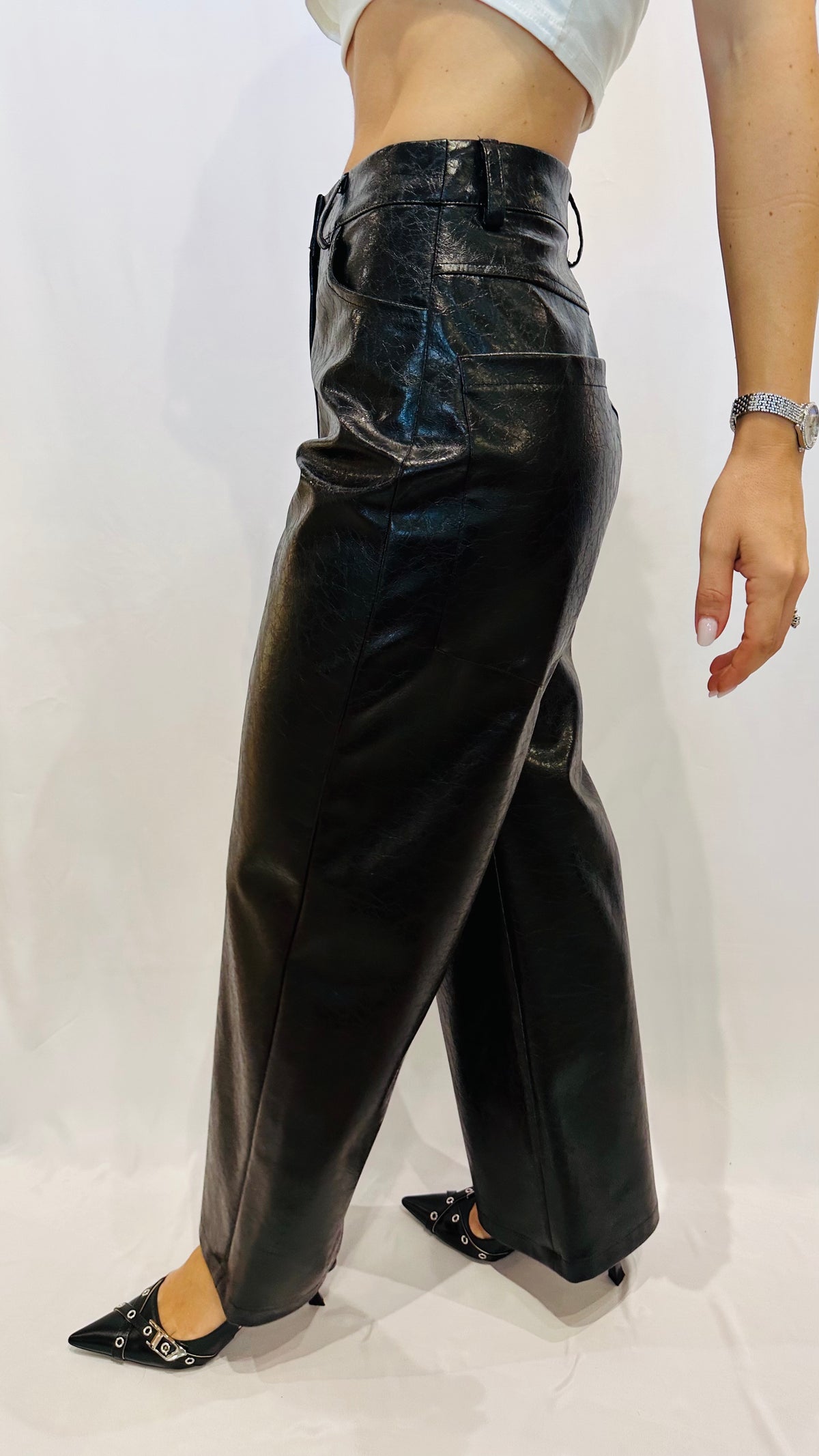 PANTALONE SIMIL PELLE