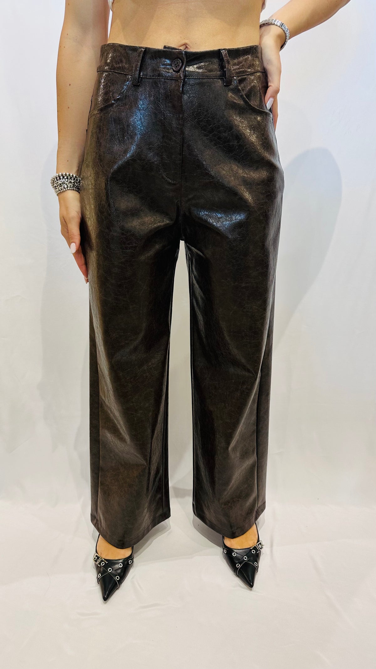 PANTALONE SIMIL PELLE
