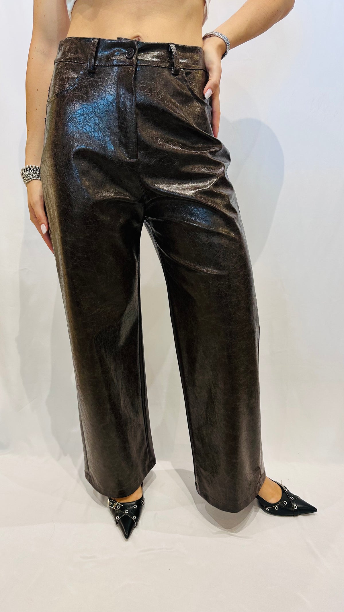 PANTALONE SIMIL PELLE
