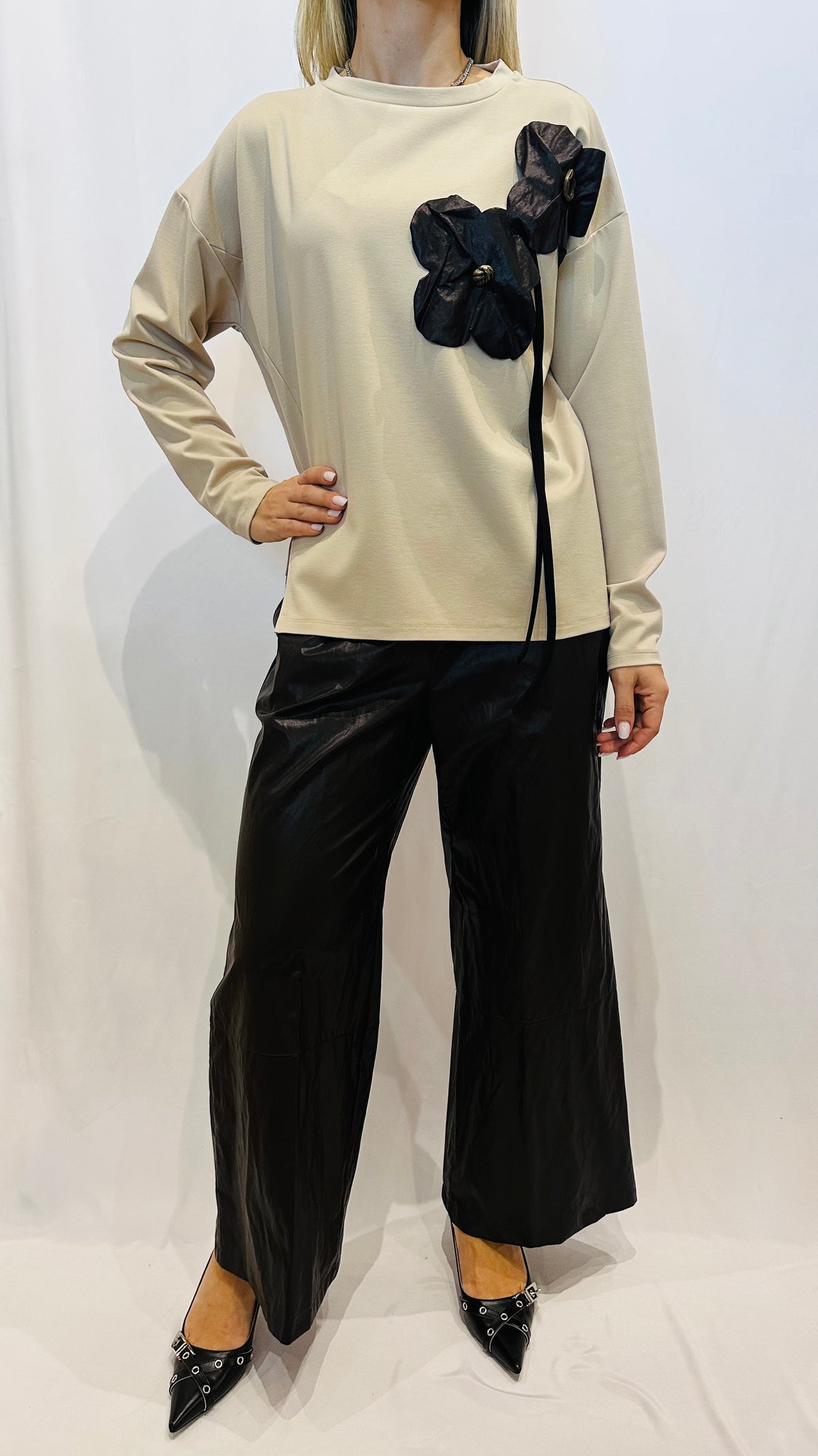 PANTALONE MORO SIMILPELLE