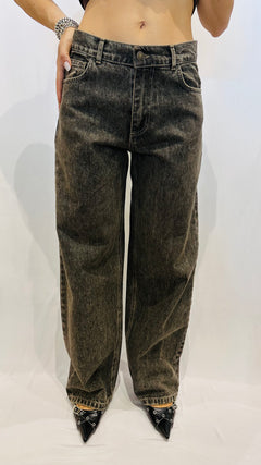 JEANS ANTRACITE EFFETTO VINTAGE