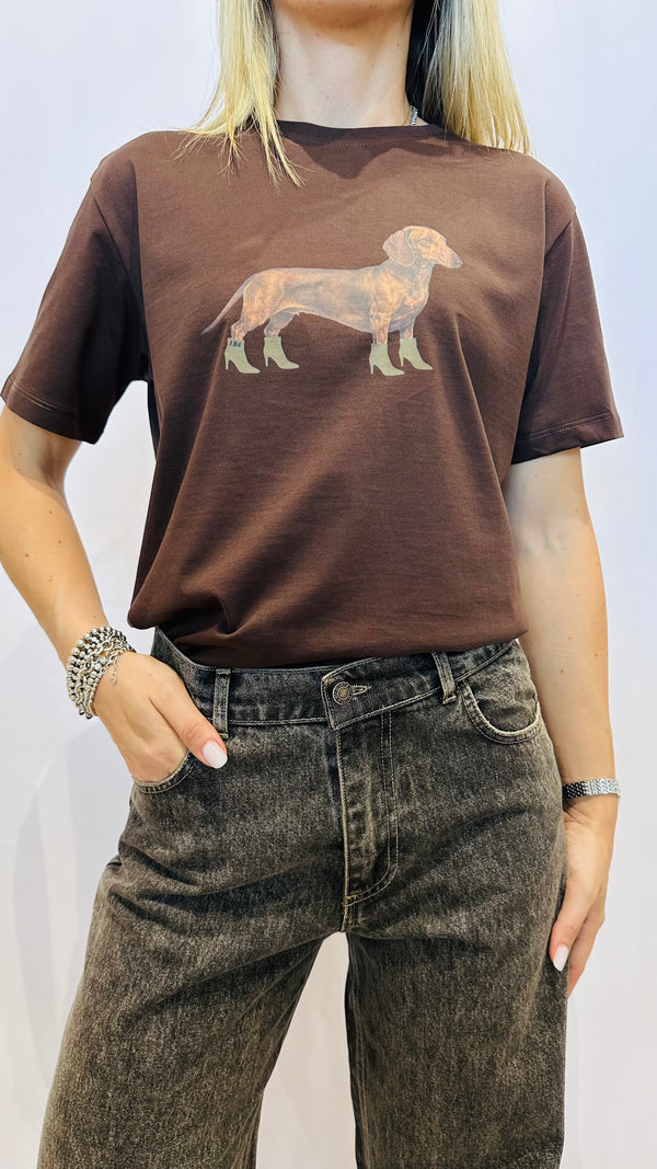 T-SHIRT BASSOTTO CHIC