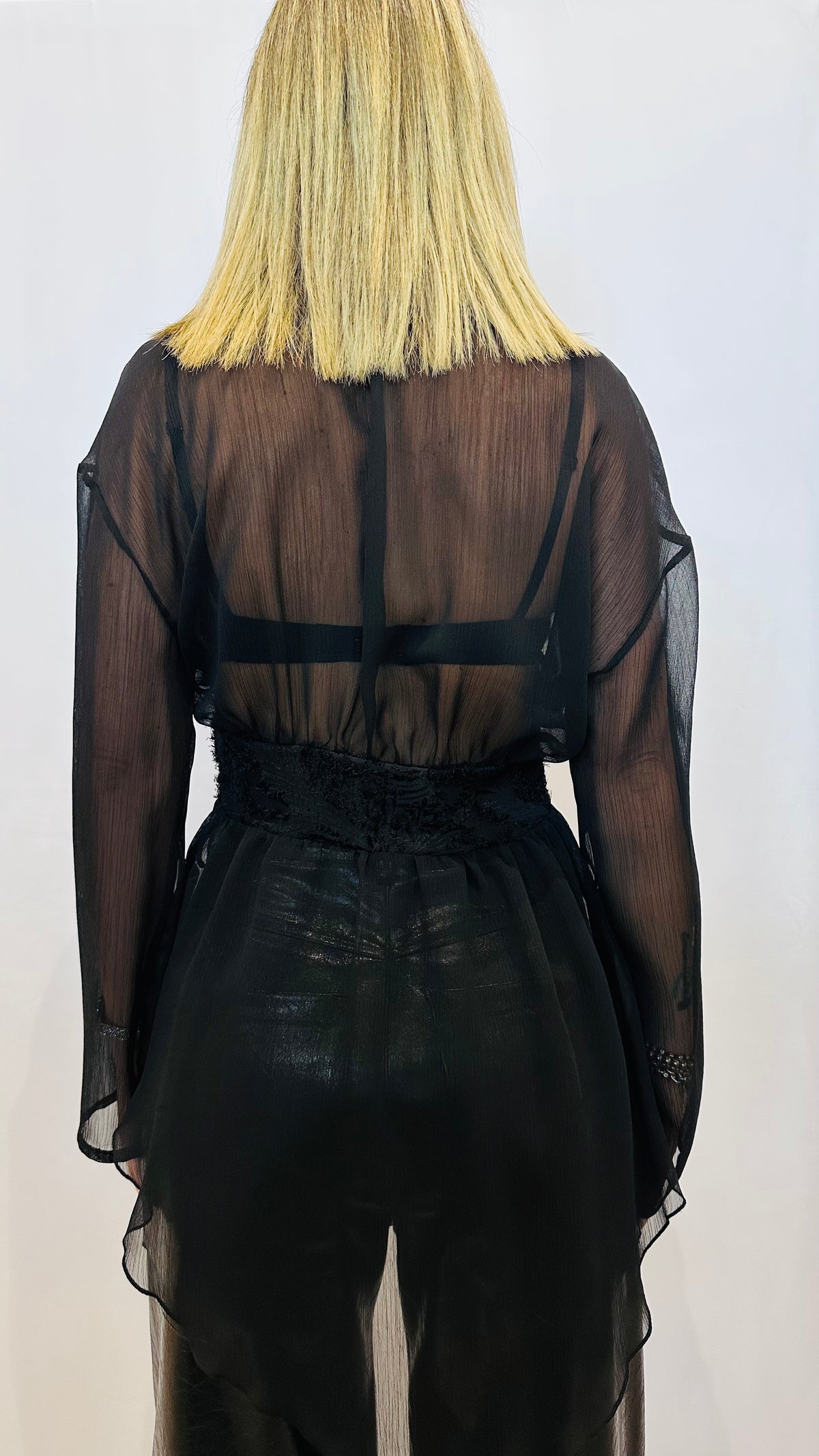BLUSA CORSET NERA