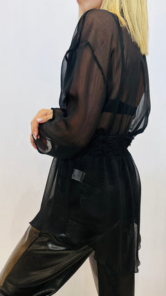 BLUSA CORSET NERA