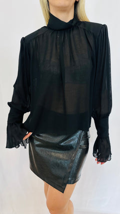 BLUSA VELVET NOIR
