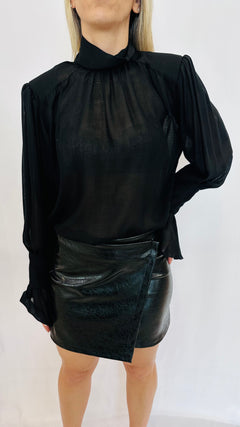 BLUSA VELVET NOIR