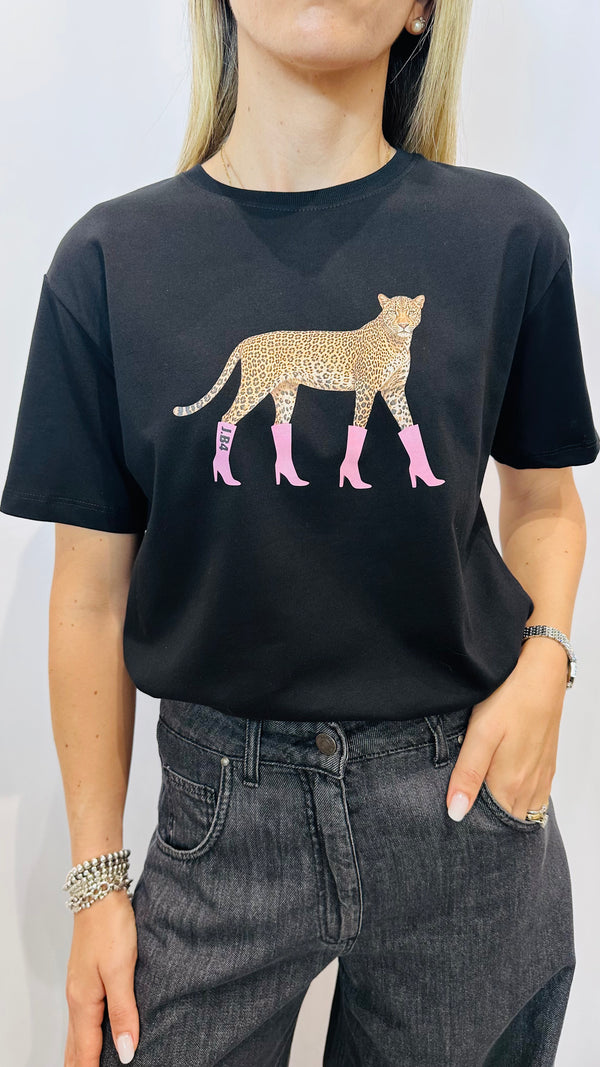 T-SHIRT GHEPARDO CHIC