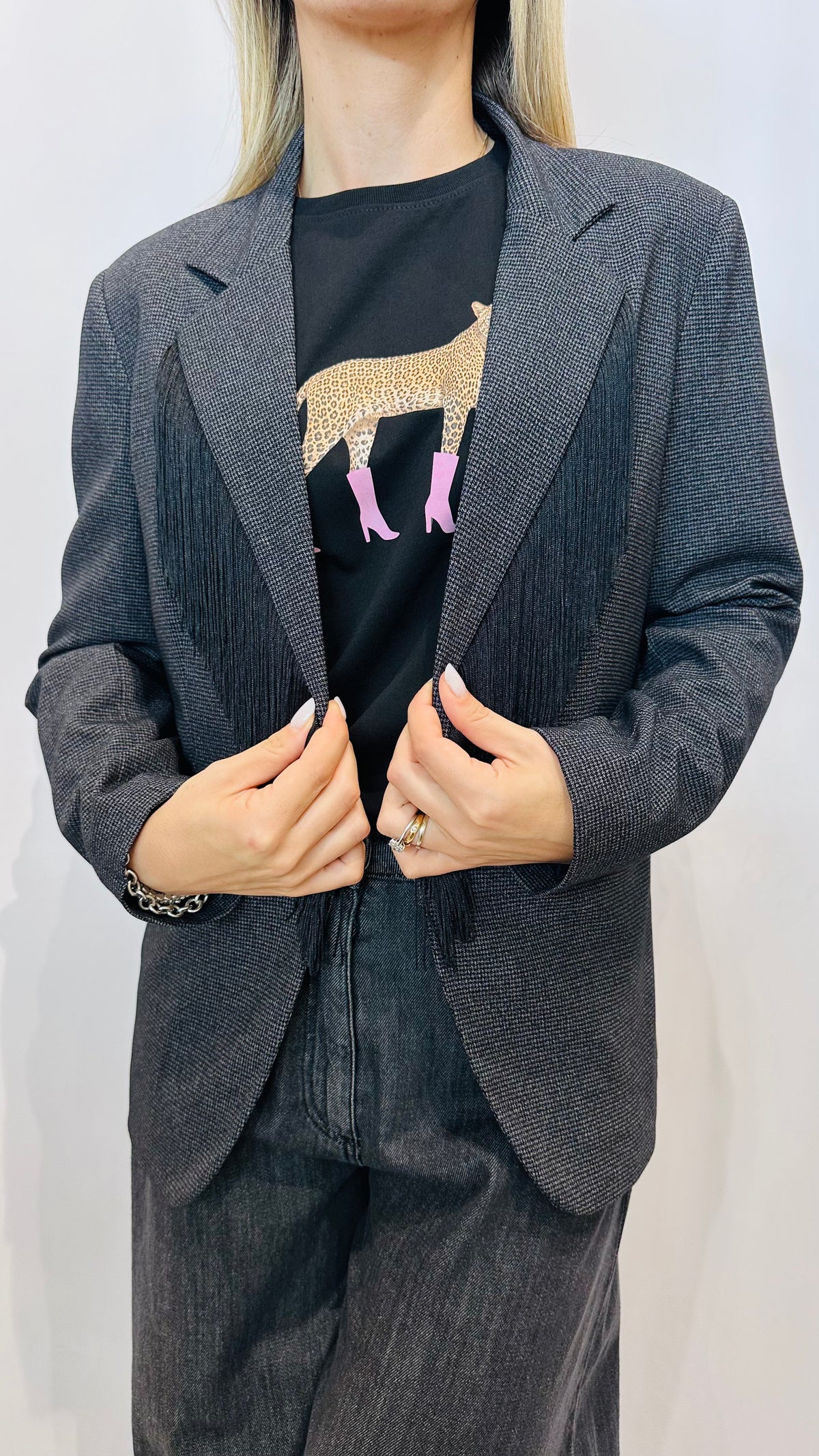 BLAZER SARTORIAL FRINGE