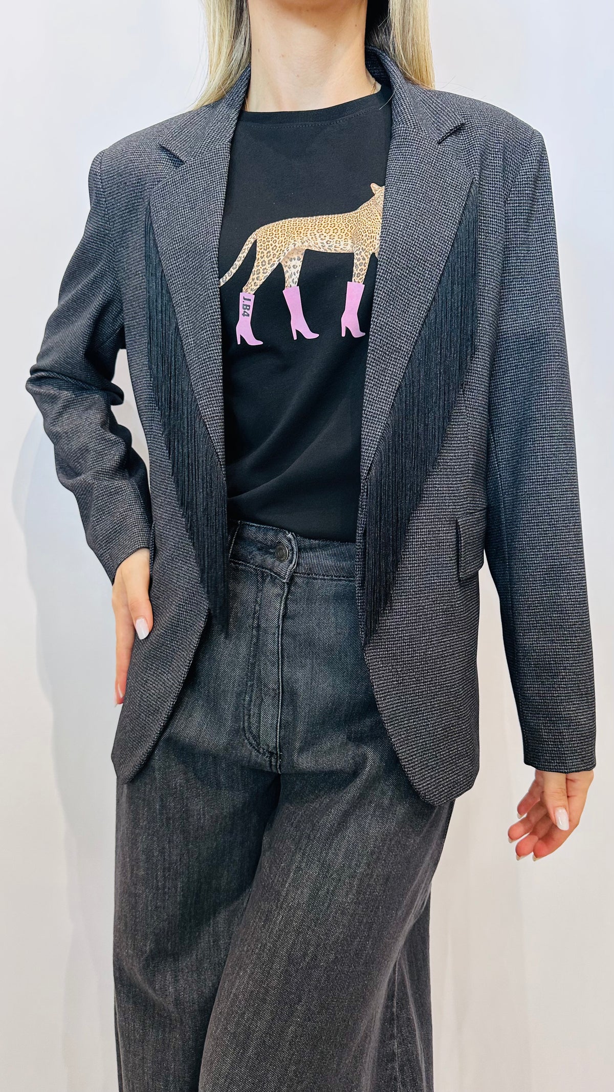BLAZER SARTORIAL FRINGE