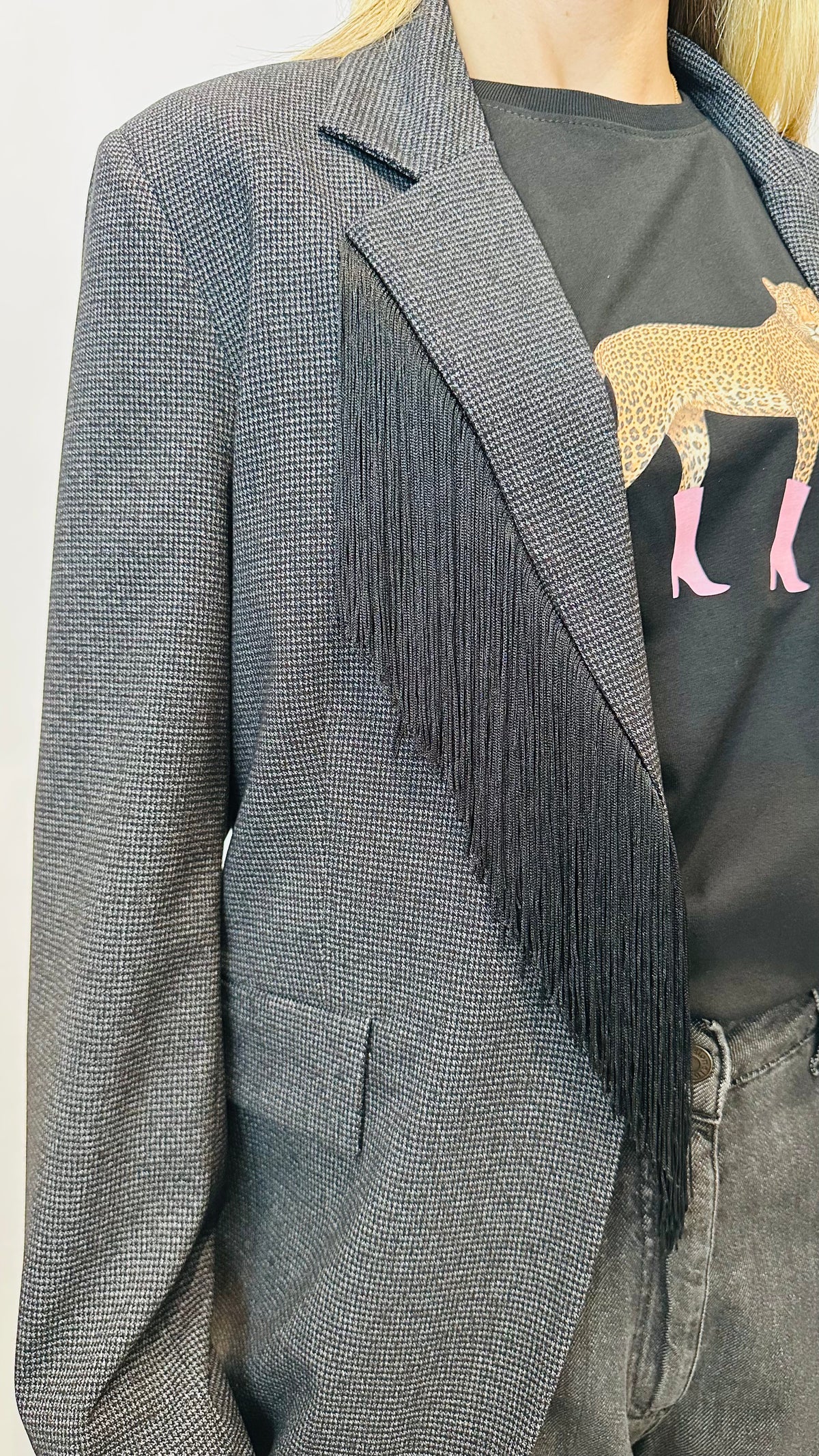 BLAZER SARTORIAL FRINGE