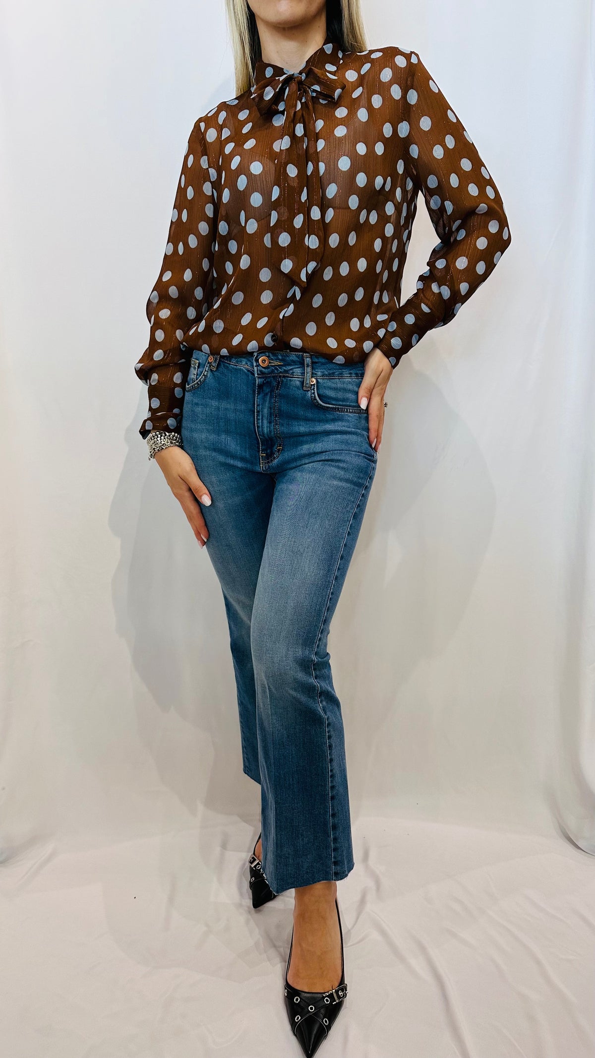 CAMICIA LORY POIS MARRONE