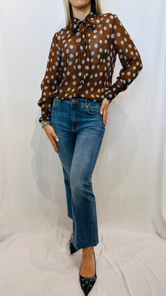 CAMICIA LORY POIS MARRONE