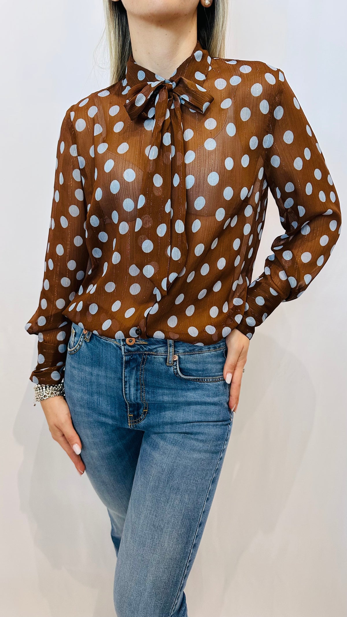 CAMICIA LORY POIS MARRONE