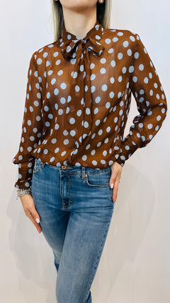 CAMICIA LORY POIS MARRONE