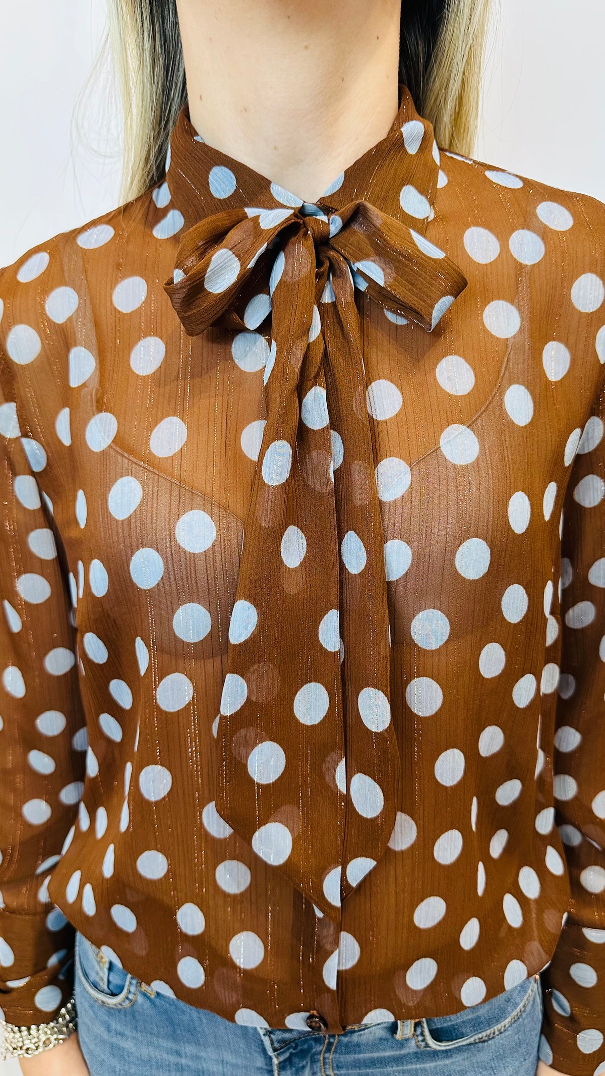 CAMICIA LORY POIS MARRONE