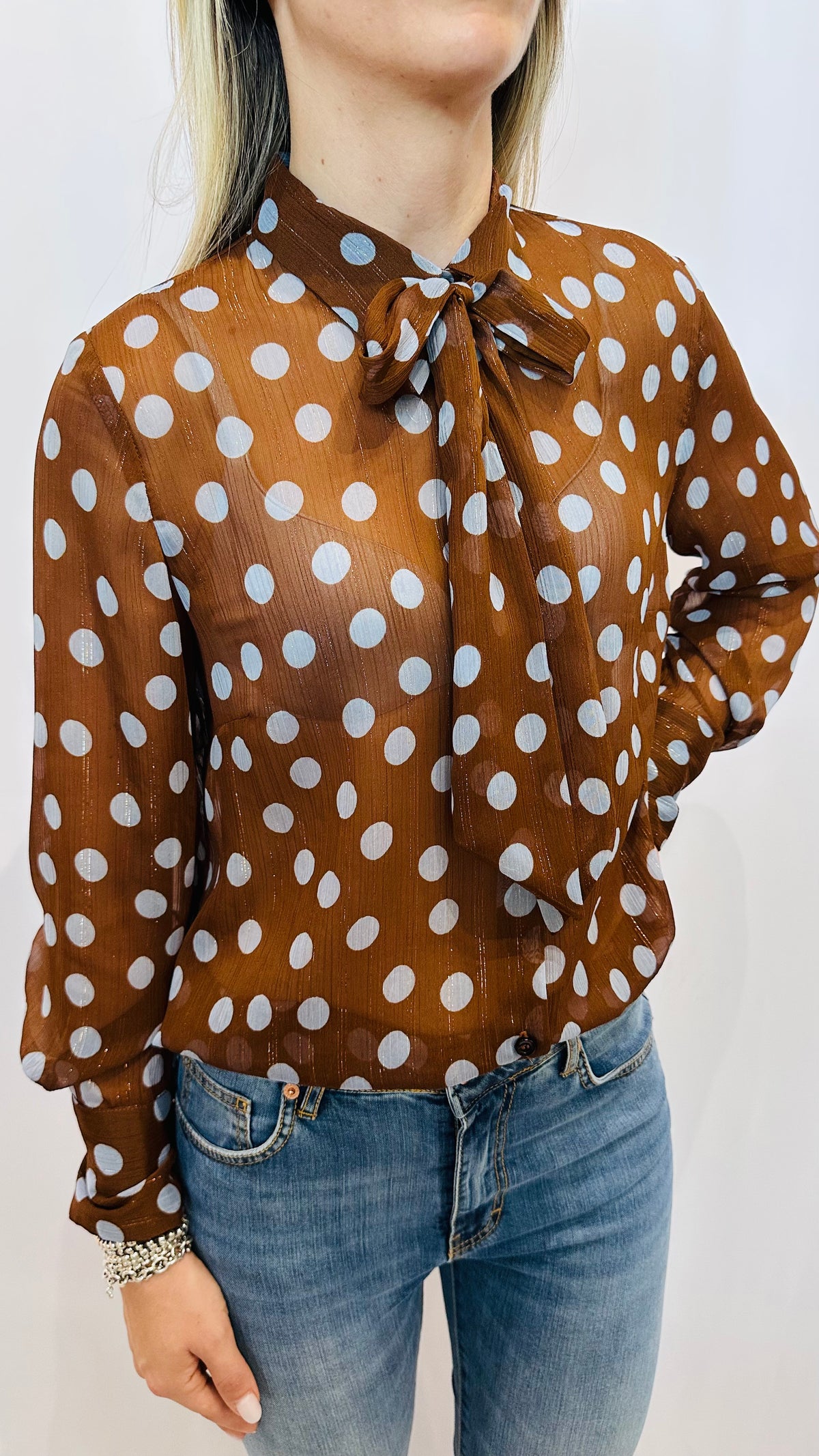 CAMICIA LORY POIS MARRONE