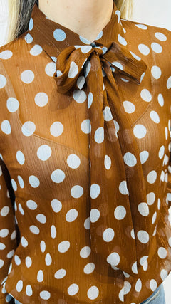 CAMICIA LORY POIS MARRONE