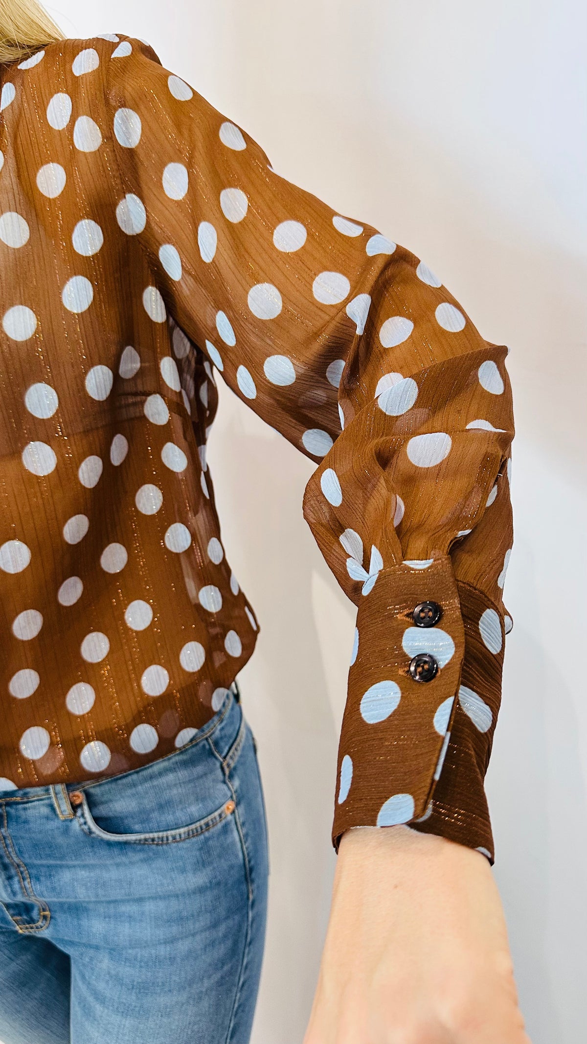 CAMICIA LORY POIS MARRONE