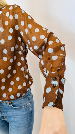 CAMICIA LORY POIS MARRONE