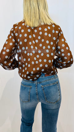 CAMICIA LORY POIS MARRONE