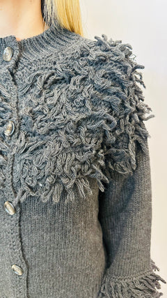 CARDIGAN FRINGE CHIC
