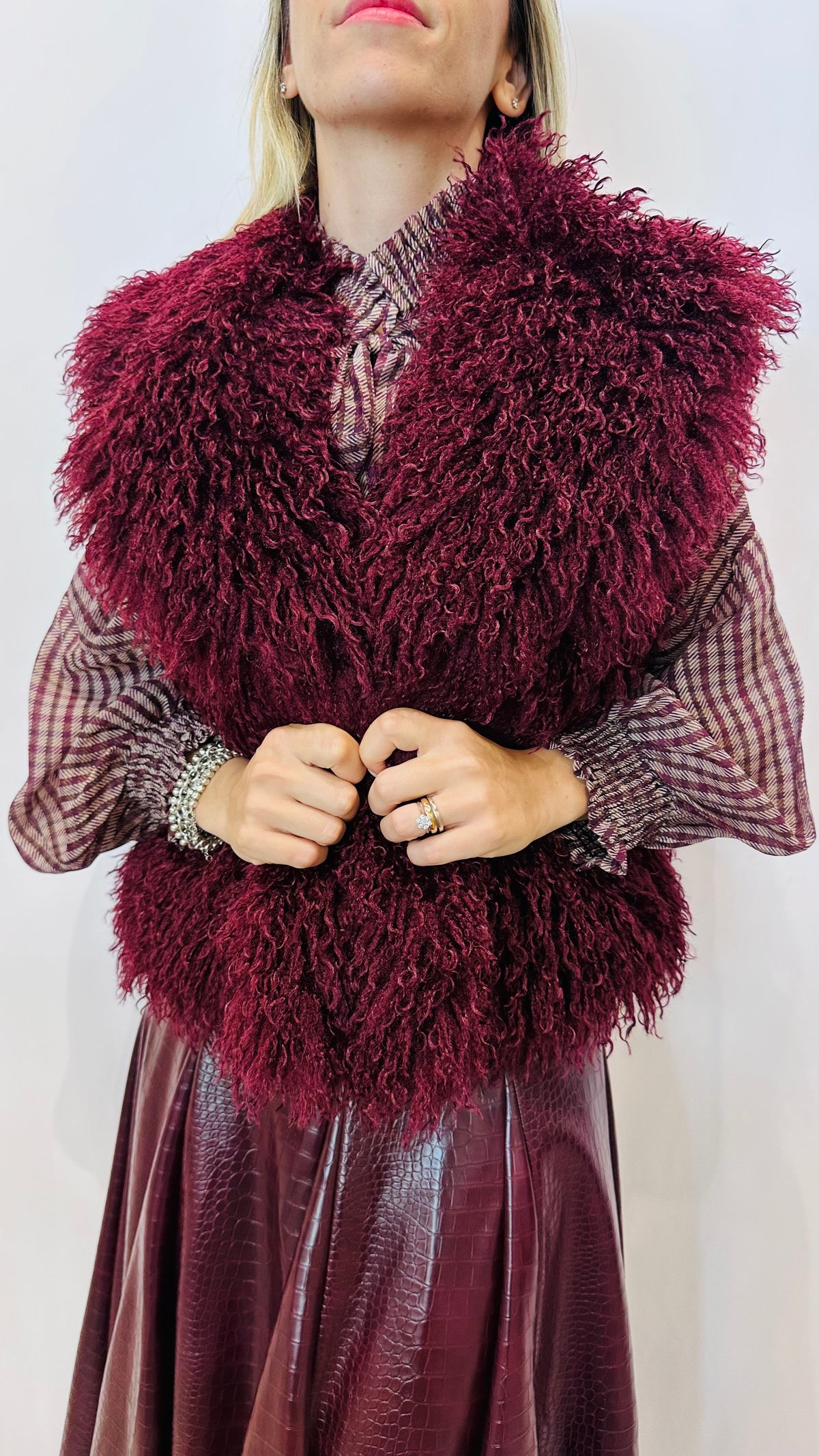 GILET TEDDY CURL