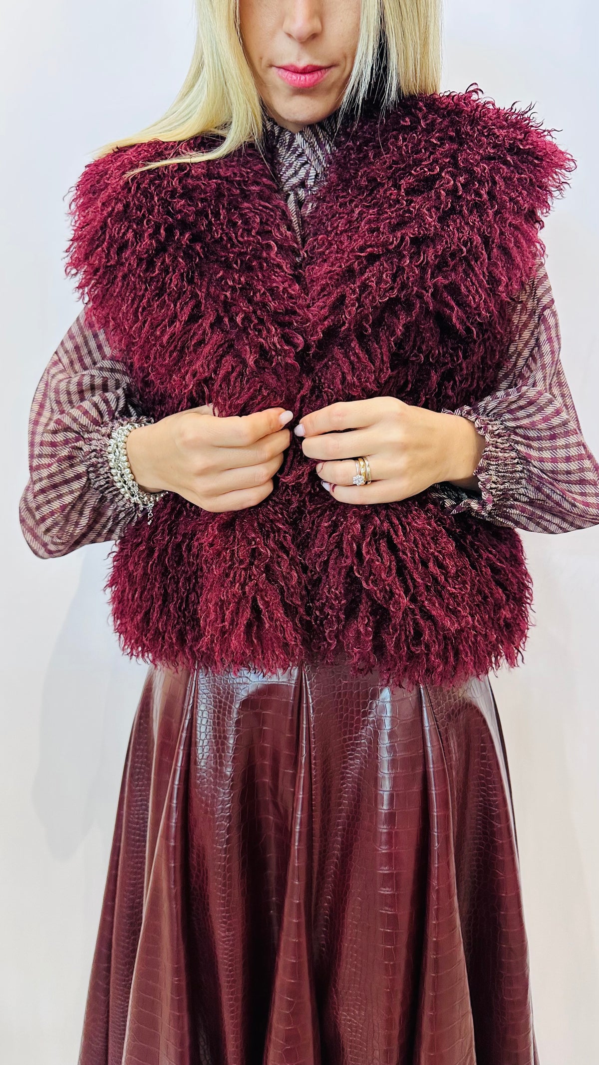GILET TEDDY CURL