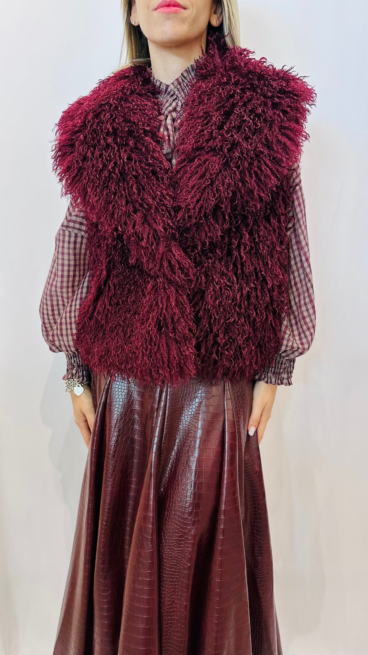 GILET TEDDY CURL
