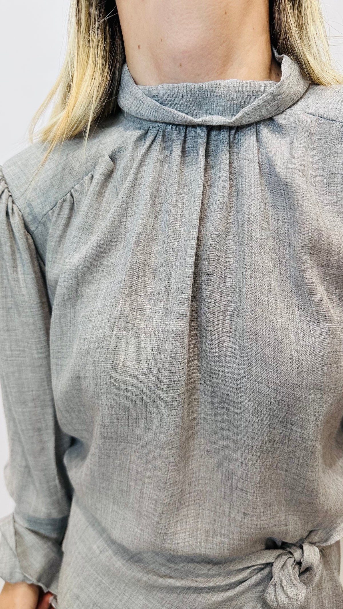BLUSA VELVET MÉLANGE