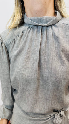 BLUSA VELVET MÉLANGE