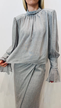 BLUSA VELVET MÉLANGE