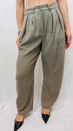 PANTALONE SARTORIALE GRIGIO TORTORA
