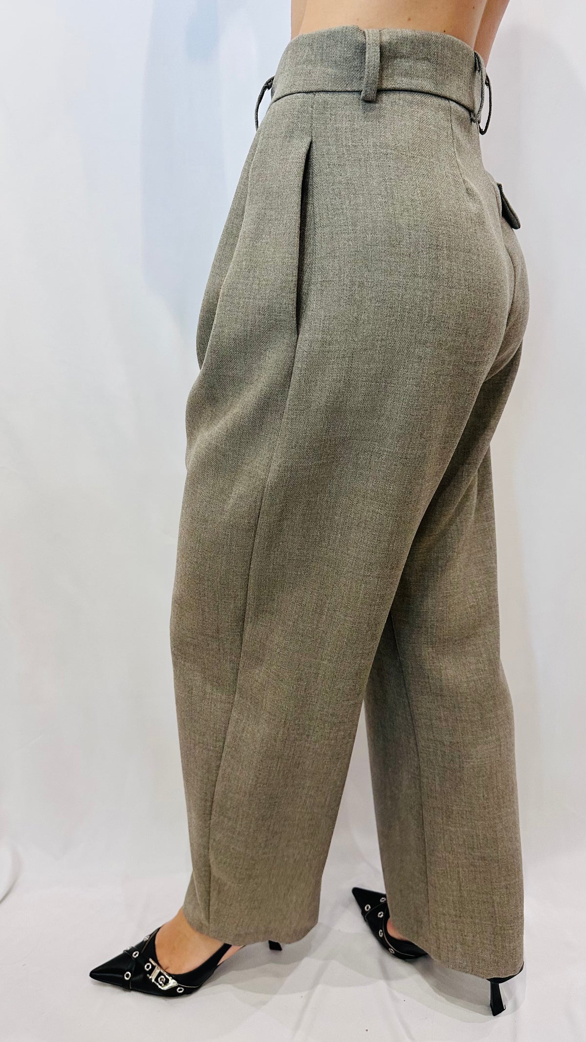 PANTALONE SARTORIALE GRIGIO TORTORA