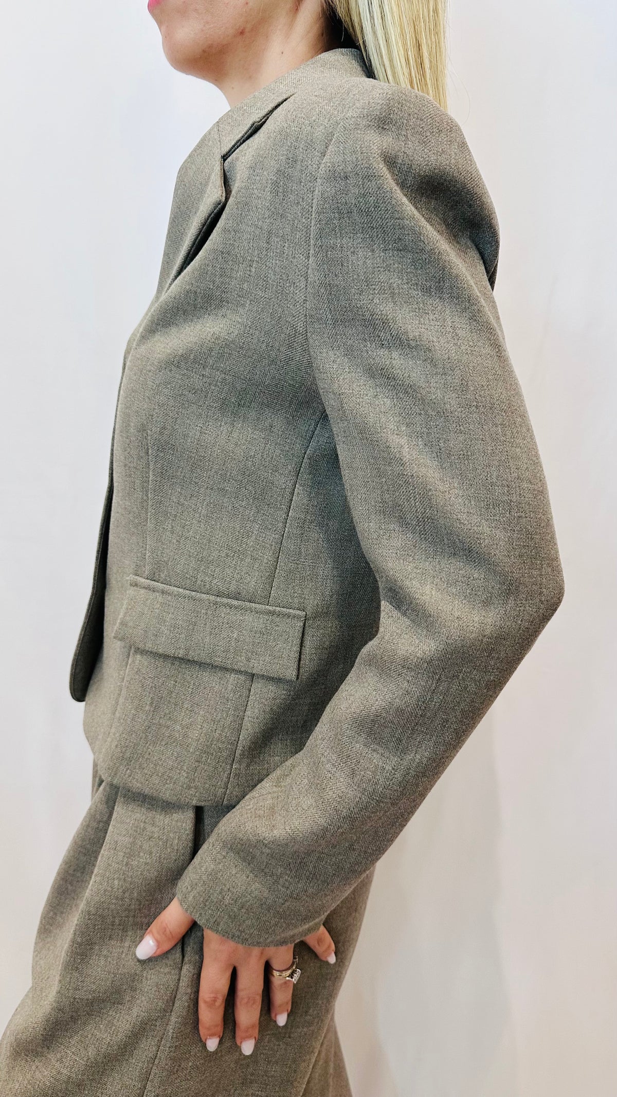 BLAZER SARTORIALE GRIGIO TORTORA