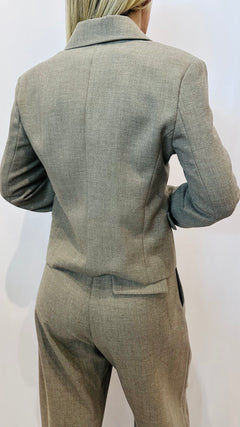 BLAZER SARTORIALE GRIGIO TORTORA