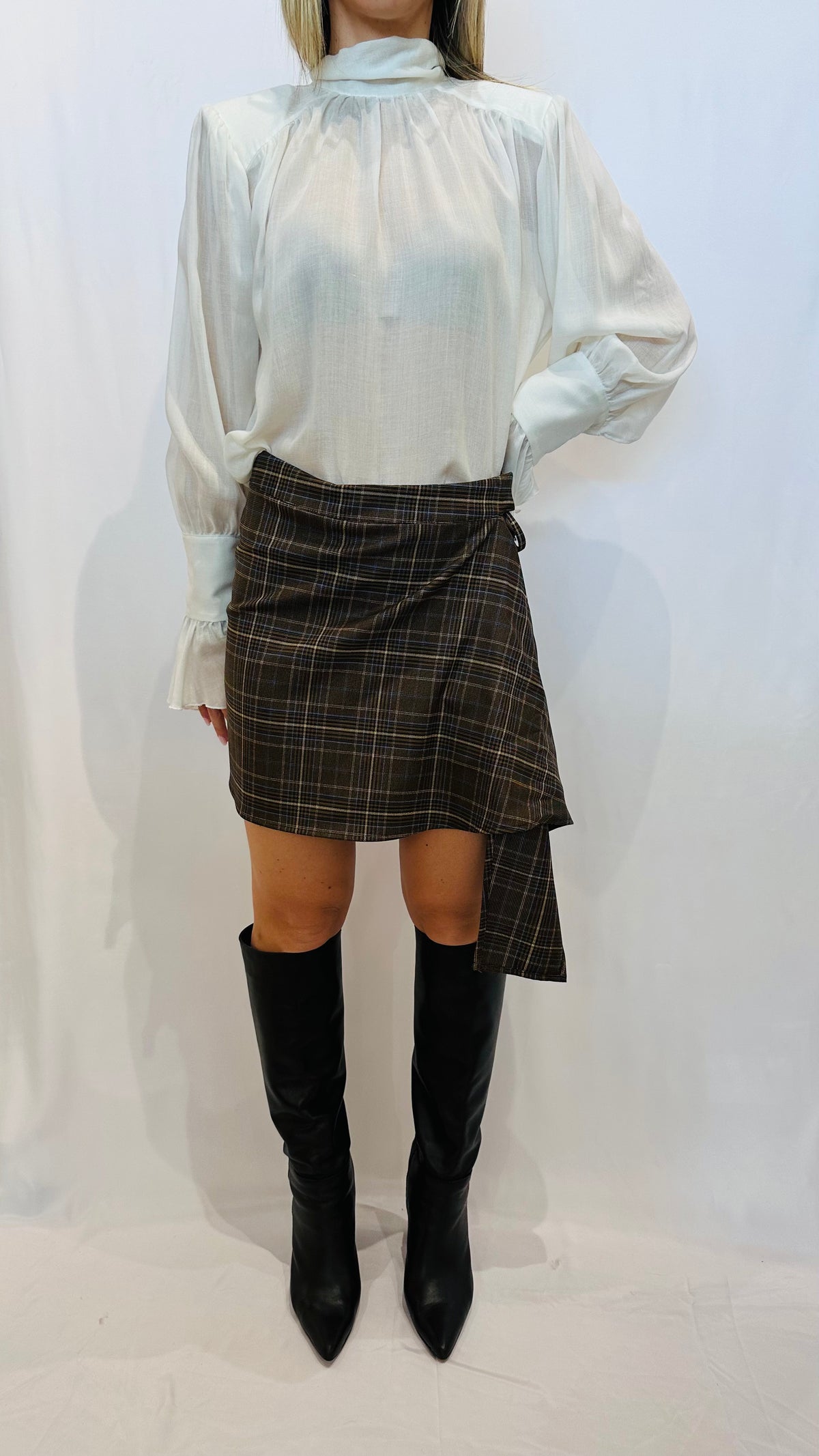 GONNA TARTAN BROWN