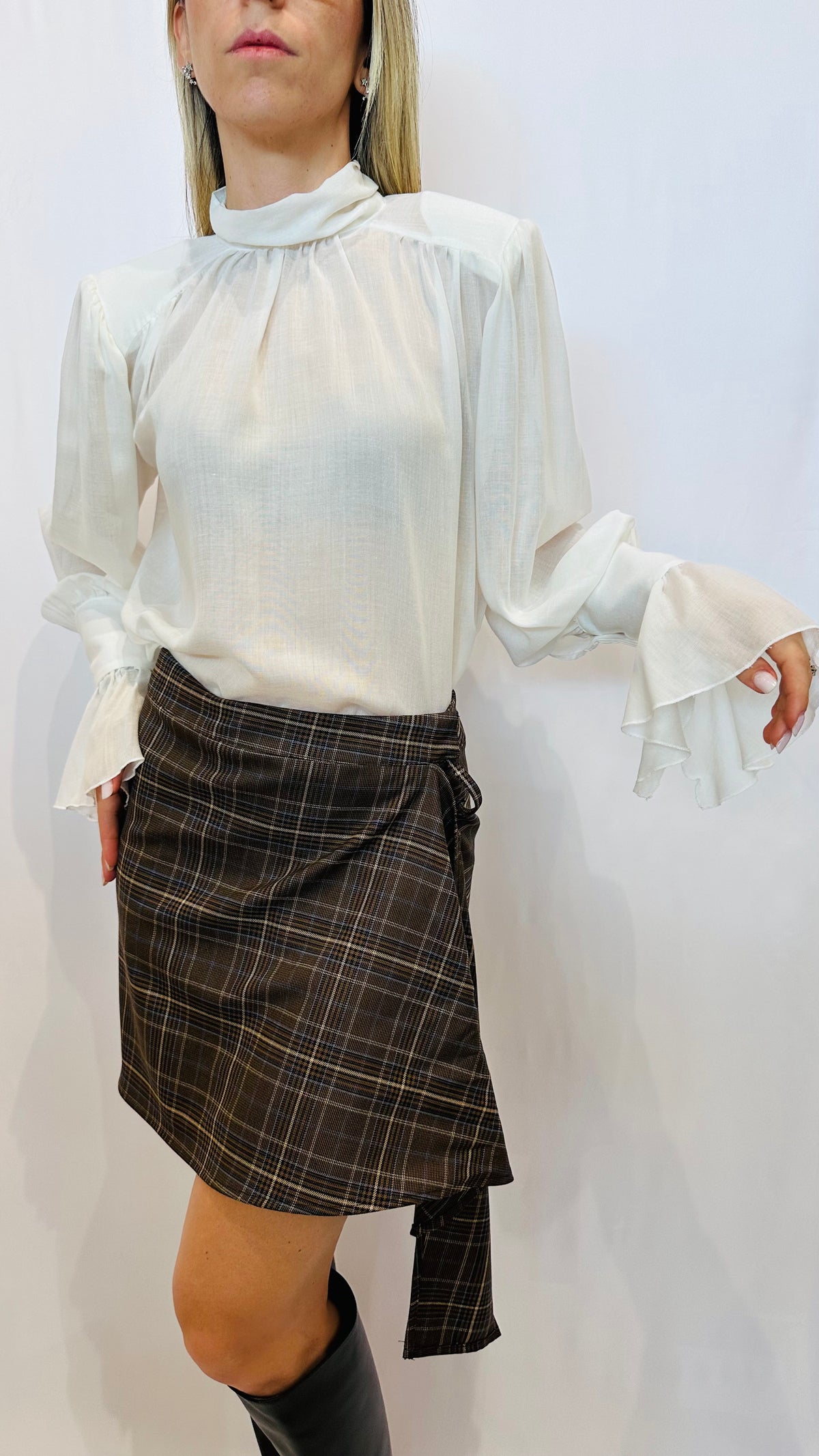 BLUSA VELVET WHITE