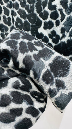 SCIARPA ANIMALIER NERA