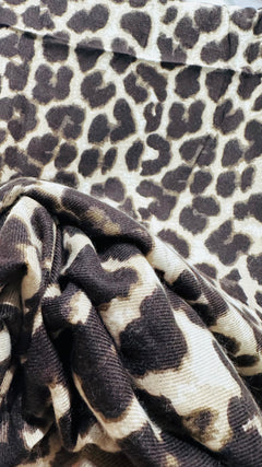 SCIARPA ANIMALIER MARRONE