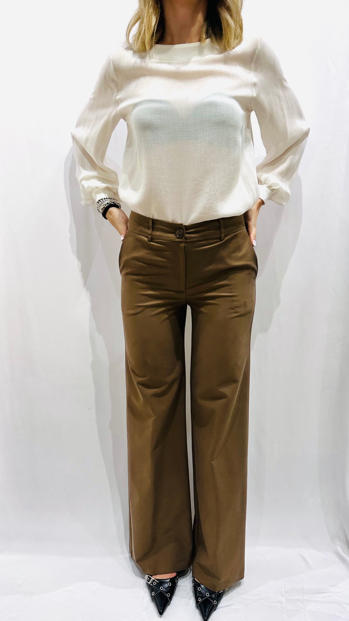 PANTALONE TABACCO