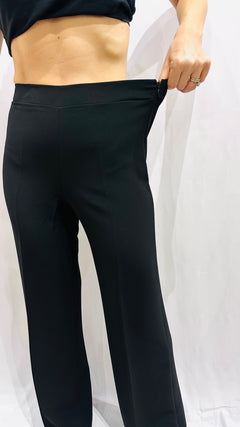 PANTALONE WIDE NERO