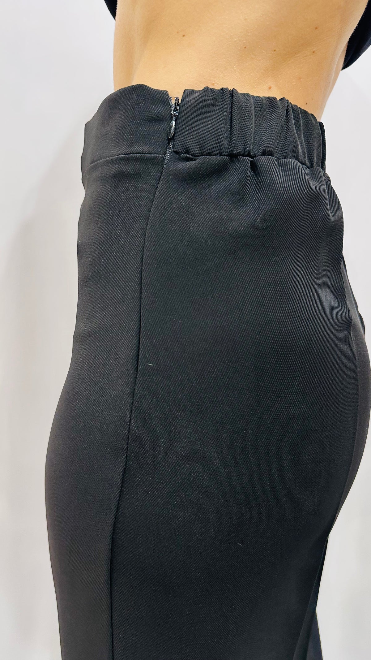 PANTALONE WIDE NERO